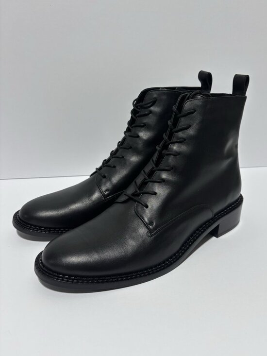 Vince Men’s Cabria Black Leather Lug Sole Combat Boots, Size 11 M main image 6